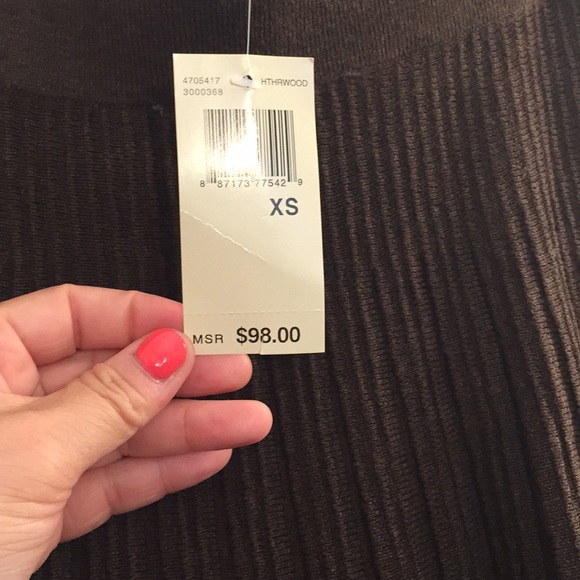 Max Studio brown skirt - Picture 3 of 4